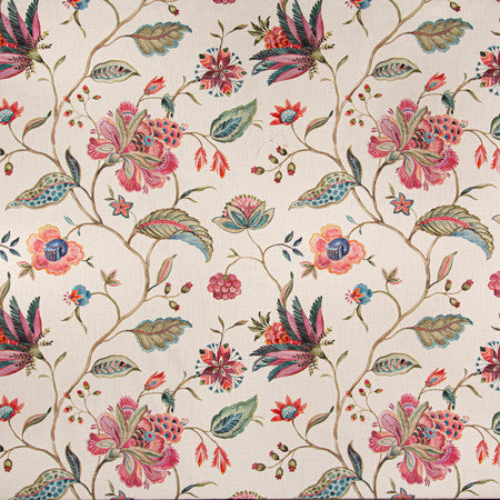 Reyna Berry by Carole Fabric Sunset Serenade 100% Cotton India  28 1/2" V, 27" H 54 1/2""  - Fabric Carolina -