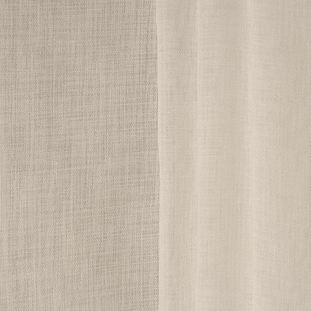 Calm Breeze Ivory by Carole Designer Fabric Sheer Philosophy 100% Polyester France N/A None 138" - Swanky Fabrics -