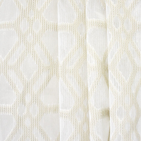 Best Way Fawn by Carole Designer Fabric Sheer Luxury 100% Polyester-Weighted Hem INDIA N/A 6 5/8" V, 4 1/8" H 116" - Swanky Fabrics -