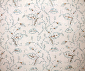 Charmed Life Earthy Jade by Carole Fabric Mint Truffle 60% Polyester, 30% Cotton, 10% Linen India N/A Horizontal: 17 3/8" and Vertical: 18 7/8" 51" - Fabric Carolina -