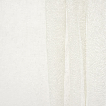 Reclaim Linen White by Carole Designer Fabric Pure & Simple,Sheer Clarity,Sheer Clarity II,Sheer Basics III 100% POLYESTER TURKEY N/A NONE 118" - Swanky Fabrics -
