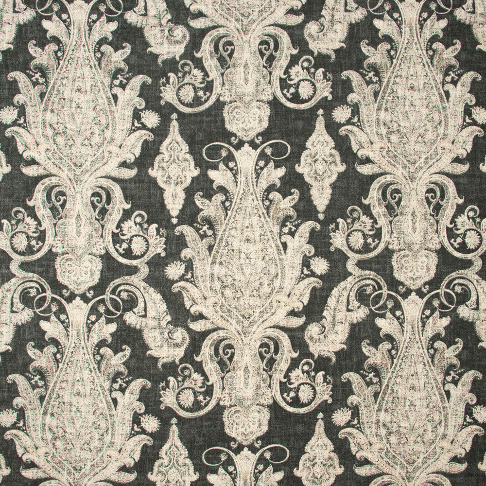 North Castle Peppercorn by Carole Fabric Birch 55% Linen, 45% Rayon-SSR Printed In USA Passes 15,000 Double Rubs Wyzenbeek Horizontal: 27 and Vertical: 2525 54 - Fabric Carolina -