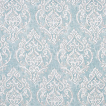 Best Wishes Spa by Carole Fabric Spearmint 55% Linen, 45% -Viscose Soil Repellent S Korea Passes 12,000 Double Rubs Wyzenbeek Horizontal: 13 1/2" and Vertical: 27" V 56" - Fabric Carolina -