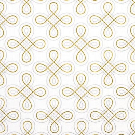 Keep On Coming Gold by Carole Fabric Wallflower 76% Polyester, 24% Cotton INDIA N/A 9" V, 10 1/4" H 53"  - Fabric Carolina -
