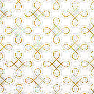 Keep On Coming Gold by Carole Fabric