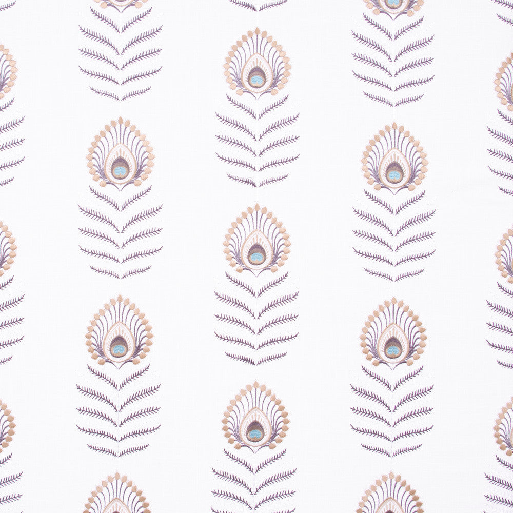 Peacock Feather Ivory by Carole Fabric Lemongrass 60% Polyester, 30% Viscose, 10% Cotton China N/A Horizontal: 10.5 and Vertical: 11.75 52 - Fabric Carolina -