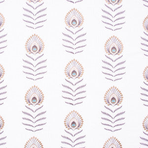 Peacock Feather Ivory by Carole Fabric