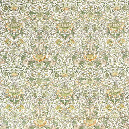 Steal The Show Aloe by Carole Fabric English Garden 100% Cotton N/A 24" V, 18 1/2" H 55" - Fabric Carolina -