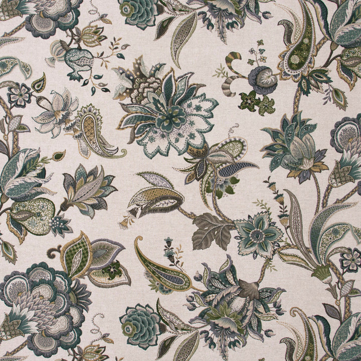 Cold Morning Haze by Carole Fabric Lemongrass 90% Cotton, 5% Rayon, 5% Linen-SSR Printed & Finished in USA Passes 15,000 Double Rubs Wyzenbeek Horizontal: 27 and Vertical: 27 54 - Fabric Carolina -
