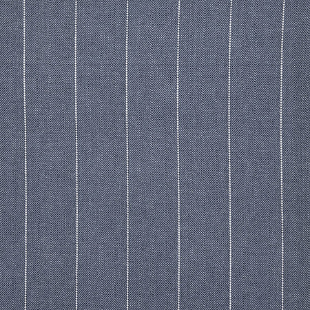 Bluesy Stripe Denim by Carole Fabric In The Details 100% Cotton India 15,000 Wyzenbeek Double Rubs 2 3/8" H 54"  - Fabric Carolina -