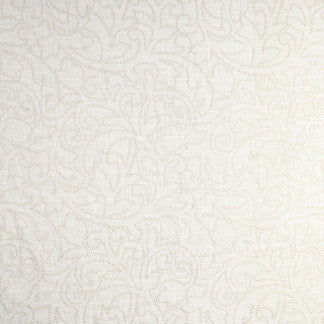 Wistful Wishes Ivory by Carole Designer Fabric Evolution 55% Linen, 45% Rayon China Passes 30,000 Double Rubs Wyzenbeek Horizontal: 13" and Vertical: 13" 52" - Swanky Fabrics -