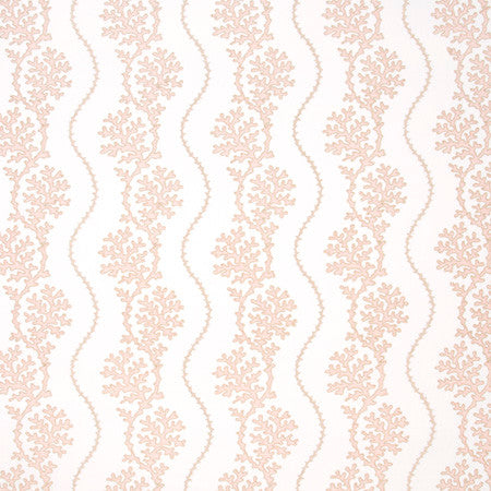 Coralville Coral by Carole Fabric Haven 50% Polyester, 50% Cotton India Passes 51,000 Double Rubs Wyzenbeek Horizontal: 8 5/8" and Vertical: 9 1/2" V 52" - Fabric Carolina -