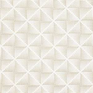 Jagged Edges Flax by Carole Fabric
