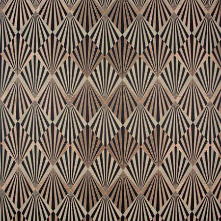 Rays Of Light Ebony by Carole Fabric Birch 100% Polyester China  7" V, 18" H 55"  - Fabric Carolina -