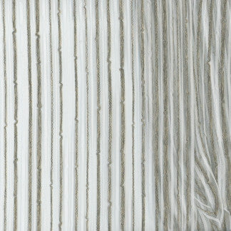 For Two Bronze by Carole Designer Fabric Sheer Wonder 100% Polyester TURKEY N/A Horizontal: None and Vertical: 1" H 118" - Swanky Fabrics -