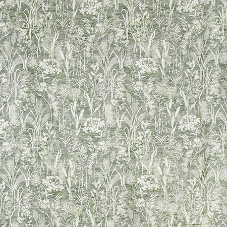 Across The Pond Grass by Carole Fabric English Garden 73% Polyester, 27% Viscose N/A 21 1/2" V, 18" H 54" - Fabric Carolina -