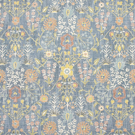 Day Of Magic Bayou by Carole Fabric Artisan 69% Polyester, 23% Viscose, 8% Linen CHINA 12,000 Wyzenbeek Double Rubs 27" V, 27" H 55"  - Fabric Carolina -