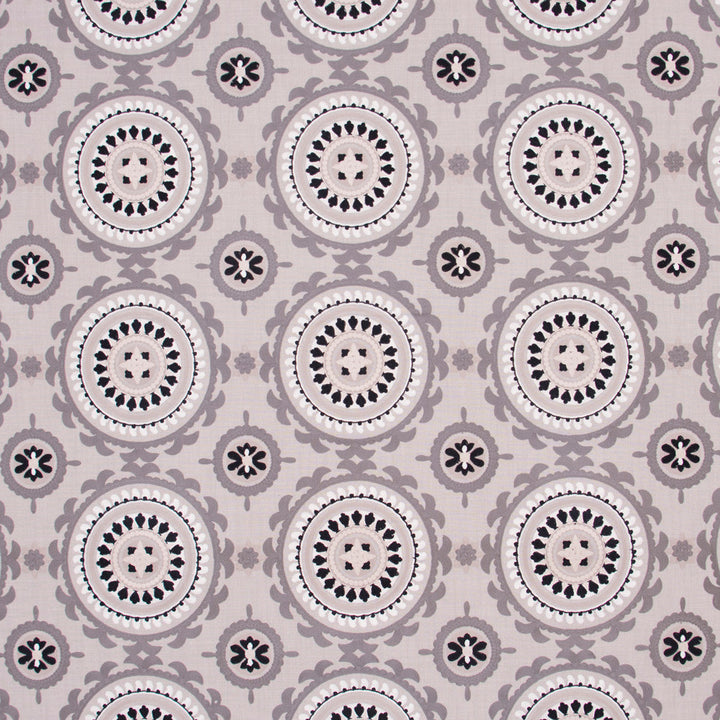 Suzanni Way Nickel by Carole Fabric White Smoke 84% Cotton, 16% Polyester India N/A Horizontal: 10.625 and Vertical: 9.5 51.5 - Fabric Carolina -