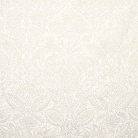 Just Dreaming Antique White by Carole Fabric Wellington 100% Polyester INDIA 48,000 Wyzenbeek Double Rubs 28 3/4" V, 18" H HD 54.5"  - Fabric Carolina -