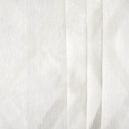 South Point White by Carole Designer Fabric Sheer Luxury 59% Polyester Filament, 41% Spun Polyester INDIA 13 7/8 " V, 19" H 118" - Swanky Fabrics -