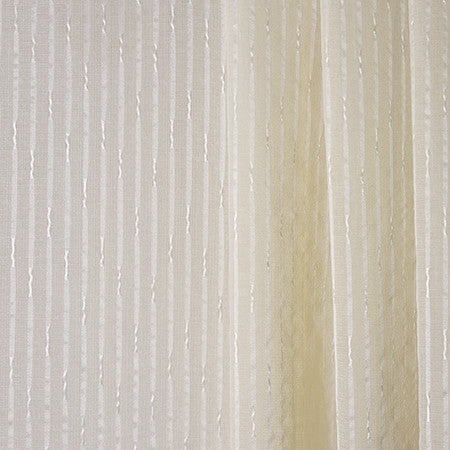 Inches Away Cream by Carole Fabric Sheer Philosophy 100% Polyester Turkey N/A 4" V, 3" H 118"  - Fabric Carolina -