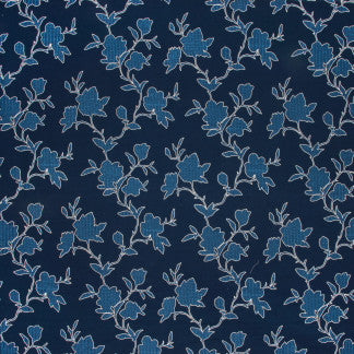 Park Scenery Deep Navy by Carole Fabric Emerald Ocean 80% Cotton, 20% Rayon India N/A </p><p>Repeat: 15 3/4" V, 25 1/2" H 51" - Fabric Carolina -