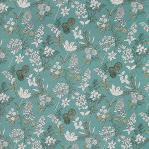 Covered Porch Seafoam by Carole Fabric