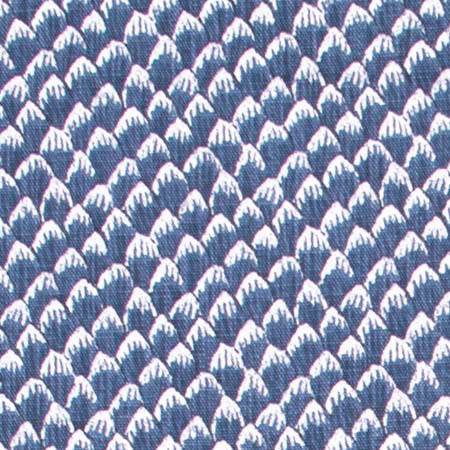 Snowcaps Cobalt by Carole Designer Fabric Wintermint 85% Cotton, 15% Linen Pakistan 24,000 Wyzenbeek Double Rubs Horizontal: 3" and Vertical: 4 1/4" V 54" - Swanky Fabrics -