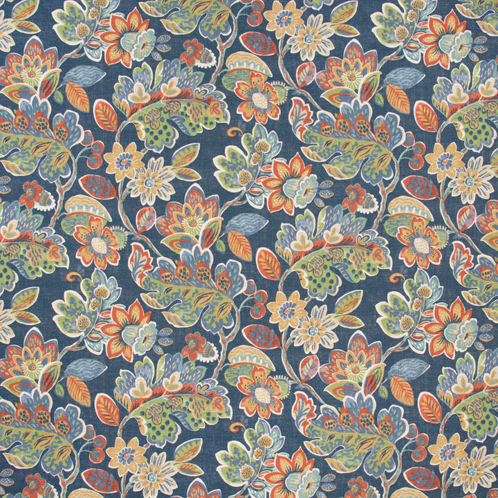 Glass Art Indigo by Carole Fabric Blue Forest 100% Cotton-SR, Acrylic Backing Pakistan Passes 27,000 Double Rubs Wyzenbeek Horizontal: 27125 and Vertical: 2475 56 - Fabric Carolina -