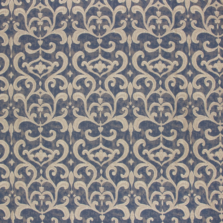 Family Heirloom Navy by Carole Fabric Emerald Ocean 65% Polyester, 35% Viscose Turkey N/A Horizontal: 11125 and Vertical: 165 55 - Fabric Carolina -