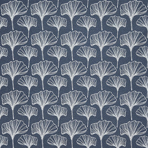Ginkgo Sketches Indigo by Carole Fabric