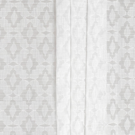 Perfect Day Flint by Carole Fabric Sheer Impressions 51% Recycled Polyester, 49% Polyester N/A 15 3/4" V, 3 1/8" H 130" - Fabric Carolina -