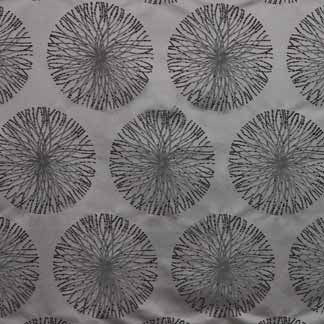 Unravel Black by Carole Designer Fabric Estella 100% Polyester INDIA N/A 17 1/2"V, 9 1/2"H 56" - Swanky Fabrics -