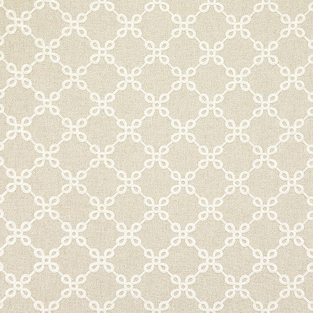 In The Know Linen by Carole Designer Fabric Shape Shifter Base: 70% Polyester, 30% Cotton Embr: 100% Polyester India 4 1/2" V, 4 5/8" H 51.5" - Swanky Fabrics -