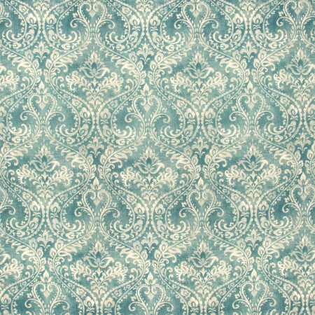 Dunmore Estate Nile by Carole Fabric BREATHTAKING 100% Cotton Duck- Soil Repellent Pakistan  24 3/4" V, 13 1/2" H 55"  - Fabric Carolina -