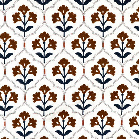 <p>Kindred Patina by Carole Fabric</p><p><strong>Required Minimum Quantity Purchase: 2 yards</strong></p><p>Book: Forget Me Knot</p><p>Content: Base: 100% Cotton Embr: 71.7% Cotton, 23.1% Acrylic, 5.2% Viscose</p><p>Origin: </p><p>Performance: N/A</p><p>Repeat: 7 1/2" V, 2 3/4" H HD</p><p>Width: 50*"</p>