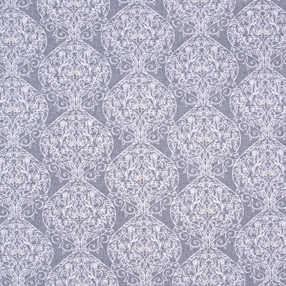 Unexpected Love Shadow by Carole Fabric White Smoke 70% Polyester, 30% Cotton India N/A Horizontal: 15.875 and Vertical: 9 51.5 - Fabric Carolina -