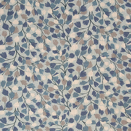 Instant Charm Cloud by Carole Designer Fabric English Garden 55% Linen, 45% Rayon-Stain Repellent 12,000 WyzenbeeK Double Rubs 12 1/4" V, 27 1/2" H 55" - Swanky Fabrics -