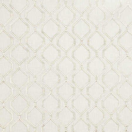 Be Connected Cloud by Carole Fabric Earth & Stone Base: 70% Polyester, 30% Cotton. Embr: 100% Polyester India 20,000 WYZENBEEK DOUBLE RUBS 3" V, 3 3/4" H 54"  - Fabric Carolina -