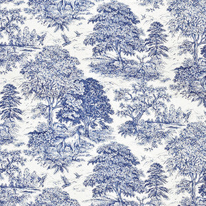 Wild Horses Bluebell by Carole Fabric