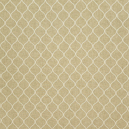 Cup Of Tea Patina by Carole Fabric In The Details 78% Polyester, 14% Cotton, 8% Linen India  3" V, 2 1/4" H 54"  - Fabric Carolina -