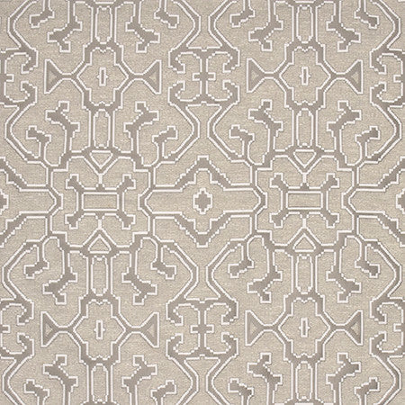 Treasure Box Khaki by Carole Designer Fabric State Of The Art 58% Polyester, 27% Viscose, 15% Cotton INDIA 16 3/8" V, 12 3/4" H 51.5" - Swanky Fabrics -
