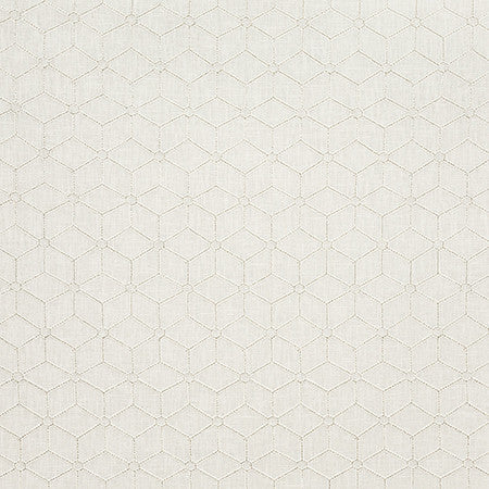 Stargazer Cloud by Carole Designer Fabric Earth & Stone Base: 70% Polyester, 30% Cotton. Embr: 100% Polyester India 3" V, 2" H 54" - Swanky Fabrics -