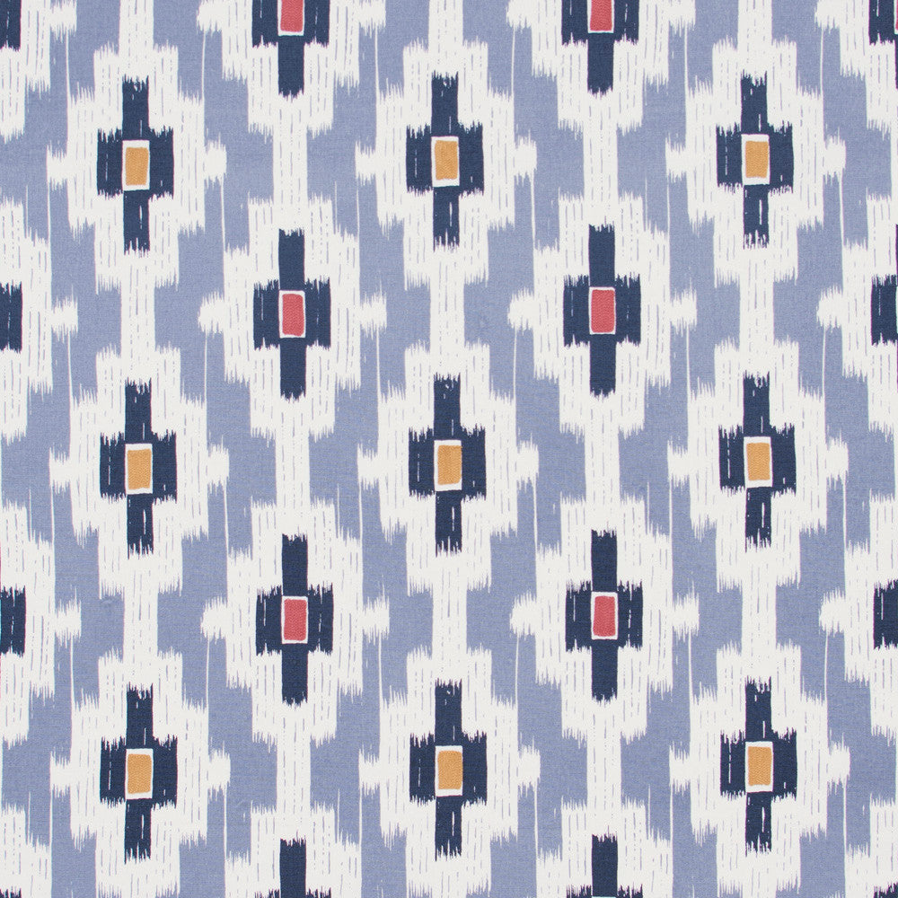 Path Finder Slate by Carole Fabric Bluebird 95% Cotton, 5% Viscose India N/A Horizontal: 9 and Vertical: 9 50 - Fabric Carolina -
