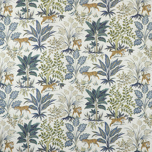 Tiger Hunt Frost by Carole Fabric