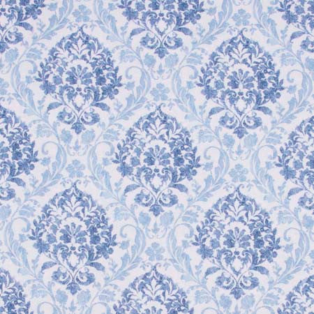 Porchester Denim by Carole Fabric Red Sea 100% Polyester India 30,000 Wyzenbeek Double Rubs Horizontal: 13 1/2" D and Vertical: 13 1/2" V 54" - Fabric Carolina -