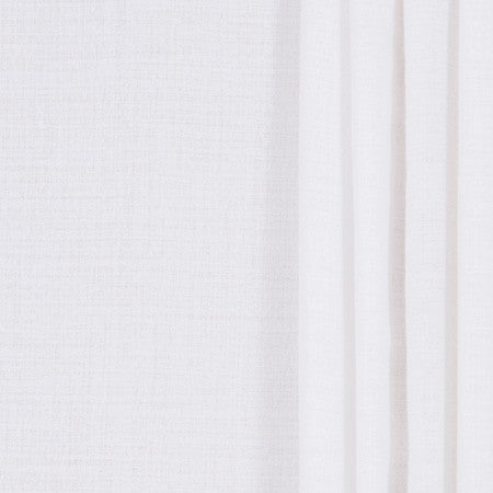 Porch Cafe Winter White by Carole Fabric Sheer Intrigue 100% Polyester Turkey N/A Horizontal: None and Vertical: None 60" - Fabric Carolina -