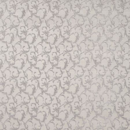 Uphill Climb Silver by Carole Fabric Blue Steel 100% Polyester China  11 1/4" V, 4 3/4" H 56"  - Fabric Carolina -