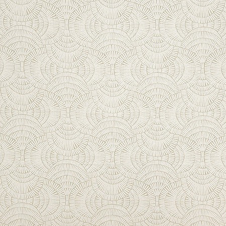 Fan Over Fog by Carole Fabric Earth & Stone 85% Cotton, 15% Linen Pakistan  13 1/2" V, 13 1/2" H 54"  - Fabric Carolina -