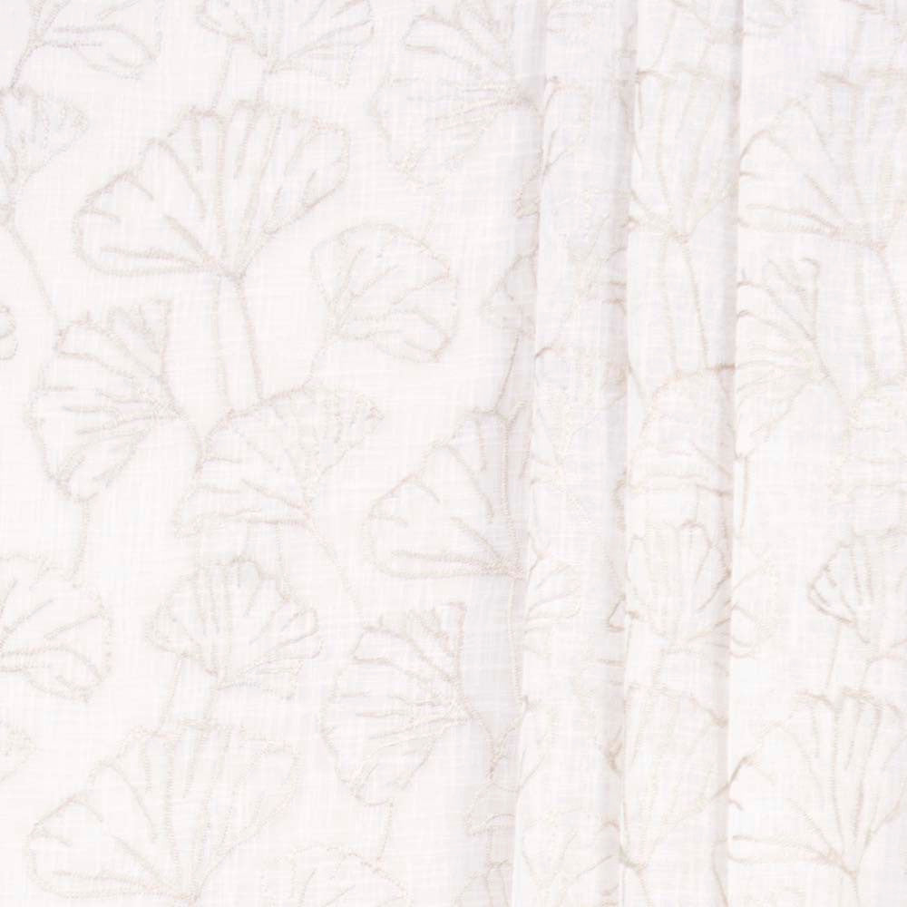 Island Culture Sand by Carole Fabric Sheer Intrigue 100% Polyester India N/A Horizontal: 11.375 and Vertical: 11.375 51 - Fabric Carolina -
